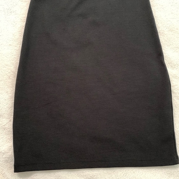 Divided H&M Black Ribbed Keyhole Long Sleeve Bodycon Dress Size 2 - Picture 12 of 16